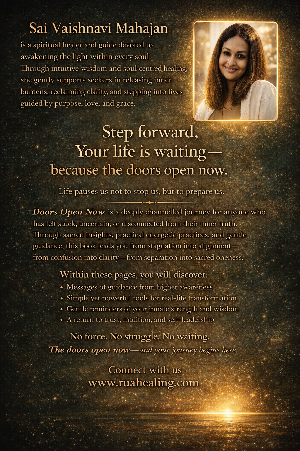 Doors Open Now — Back Cover