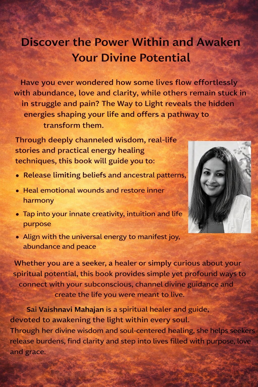 Way to Light — Back Cover